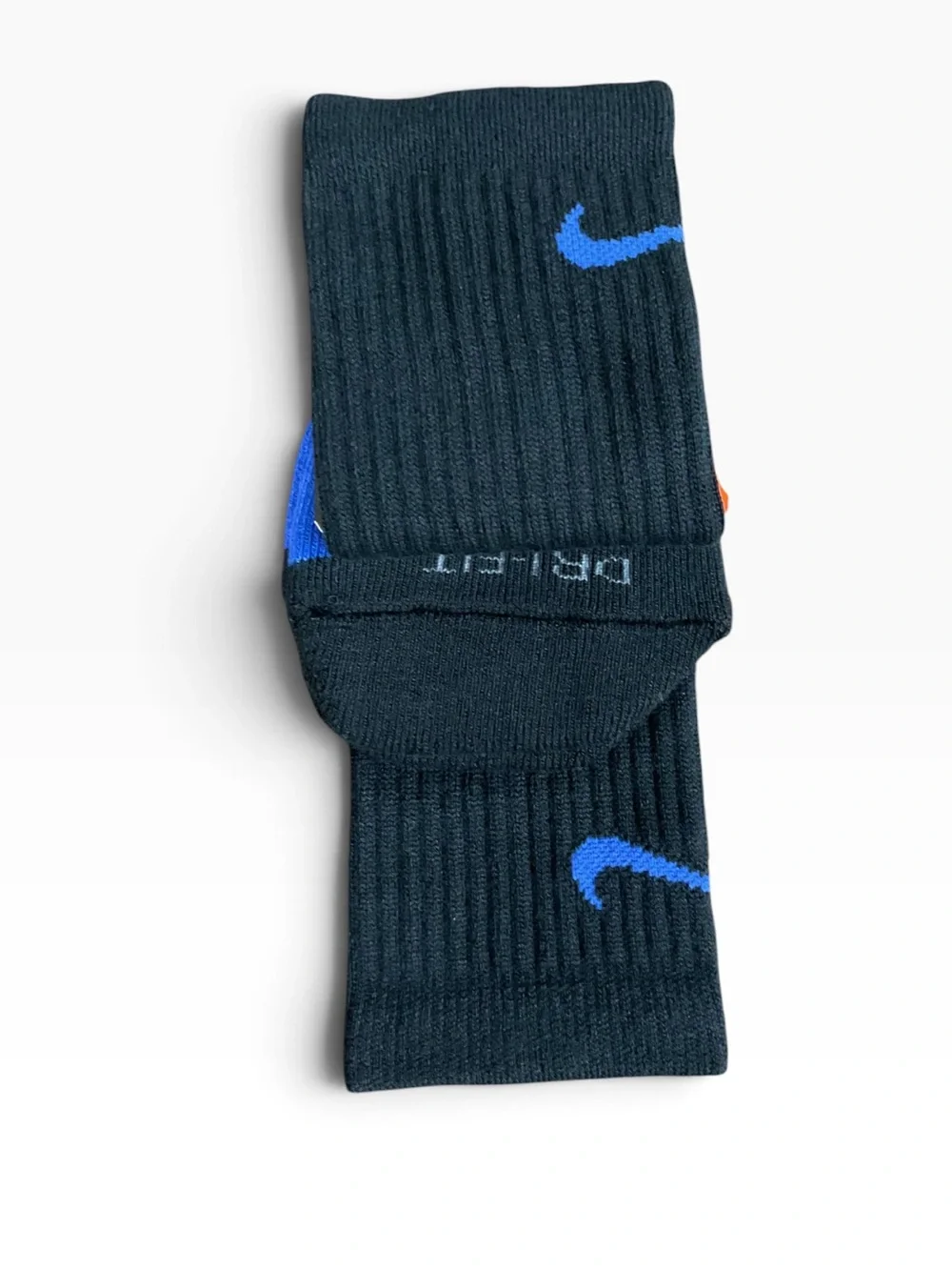 Brand New-Nike Elite Basketball Crew Socks - Black/ Royal